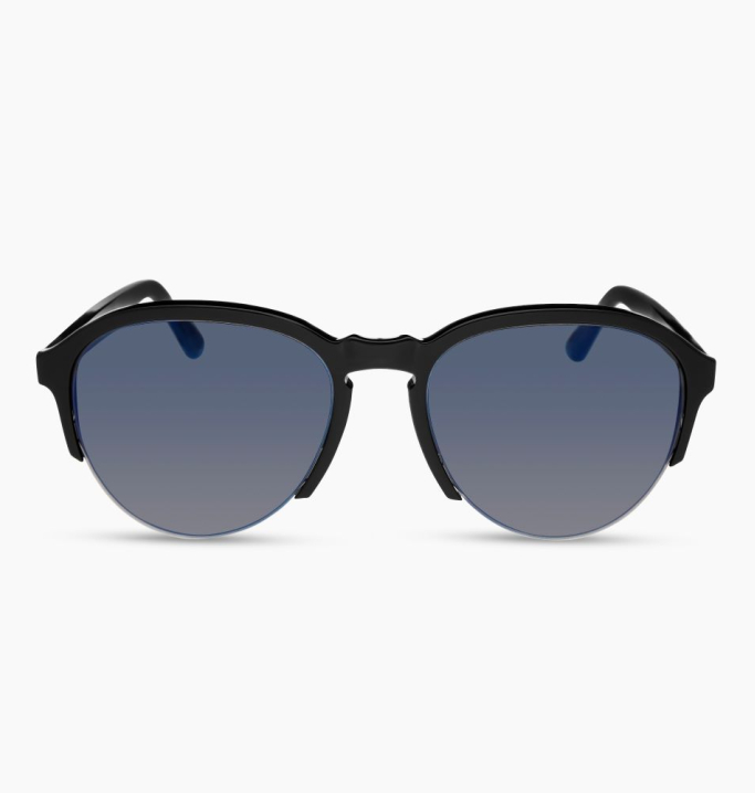 Lunettes de soleil Mixte BLEU Paris face