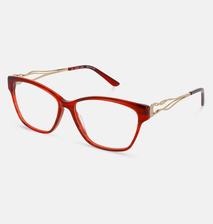 Lunettes de soleil Femme ROUGE Dubai coté