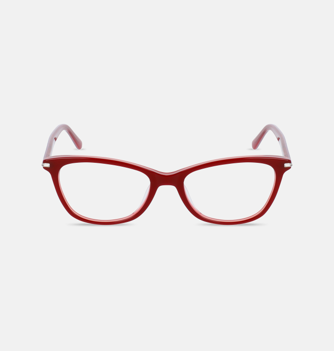 Lunettes de vue Femme ROUGE Palmyre face