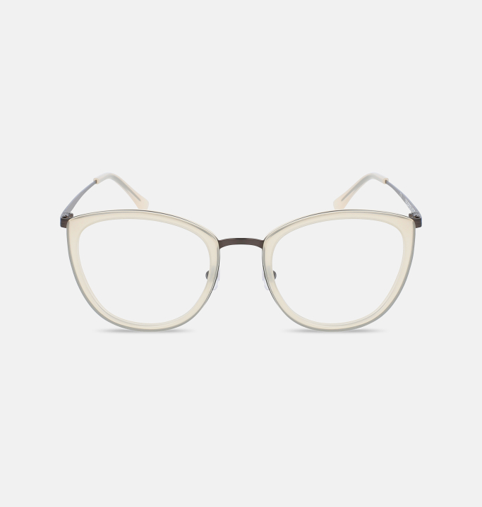 Lunettes de vue Femme BLANC Damas face