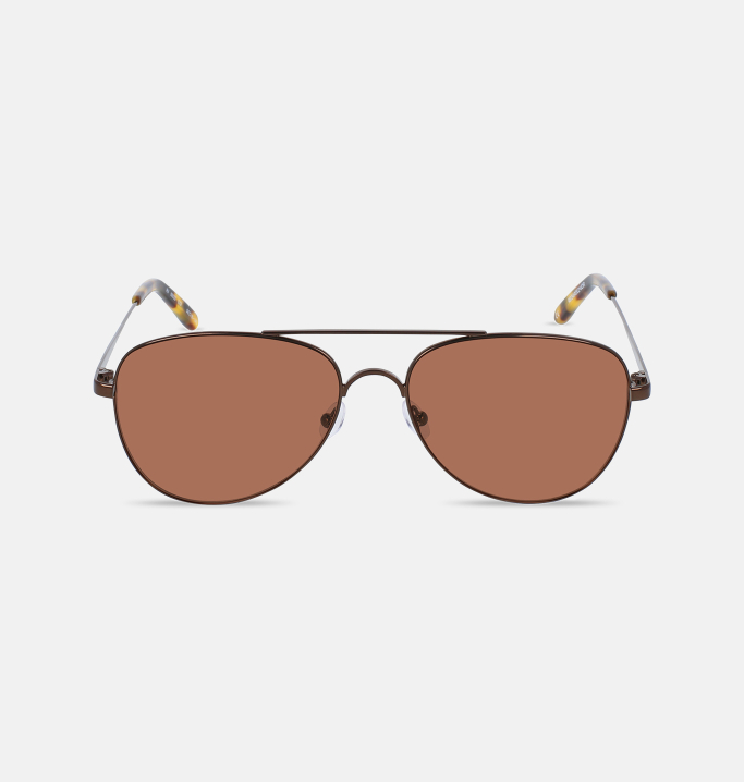 Lunettes de soleil Homme BRUN Dallas face