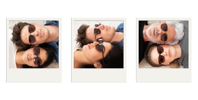 Lunettes de soleil Ovale