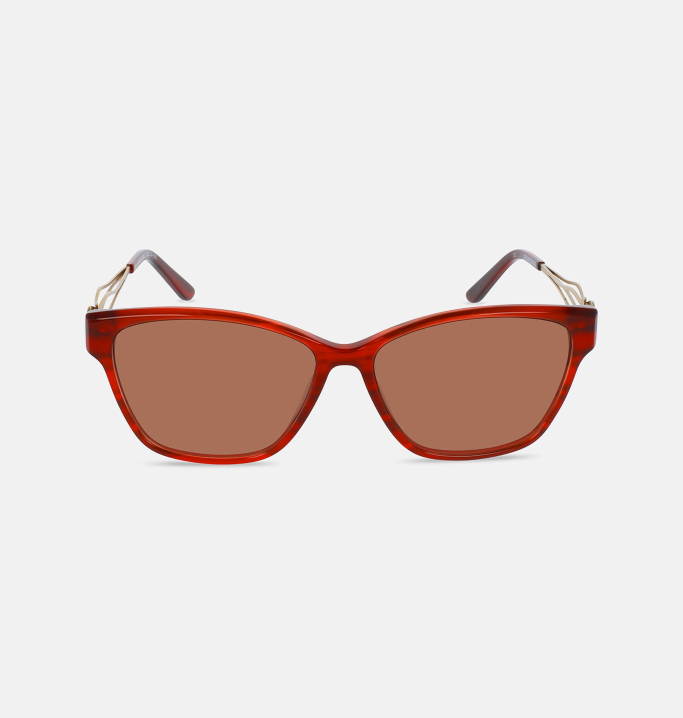 Lunettes de soleil Femme ROUGE Dubai face