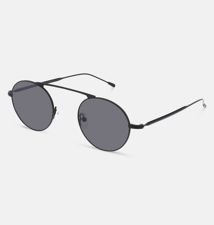 Lunettes de soleil Homme NOIR Naples coté