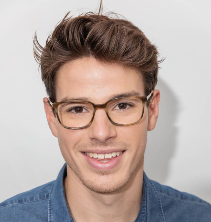 Lunettes de vue Homme Ecaille Seoul portéees par Alex