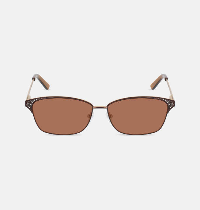 Lunettes de soleil Femme BRUN Sanaa face