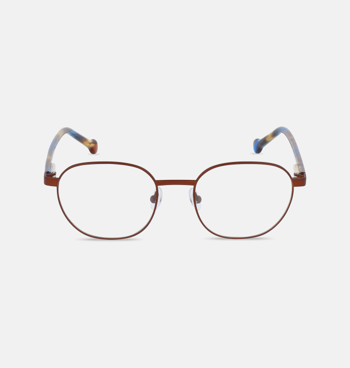 Lunettes de vue Enfant BRUN Djeddah face