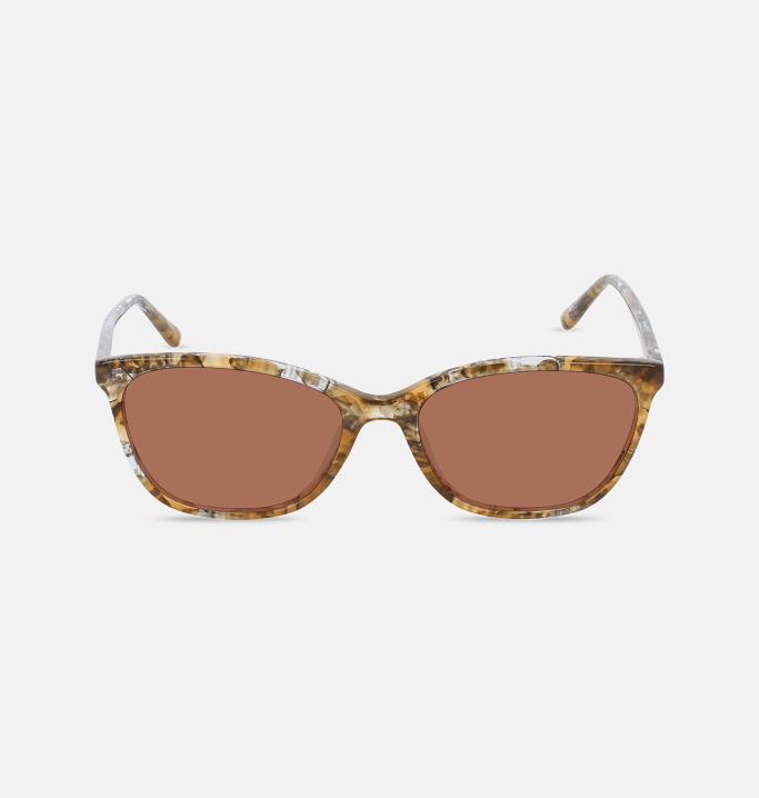 Lunettes de soleil Femme BRUN Antalya face