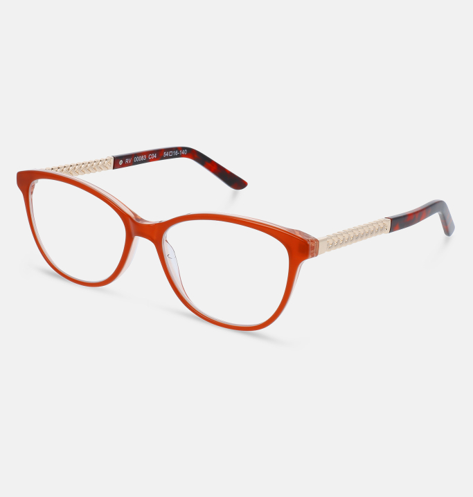 Lunettes de vue Femme ROUGE Sofia coté
