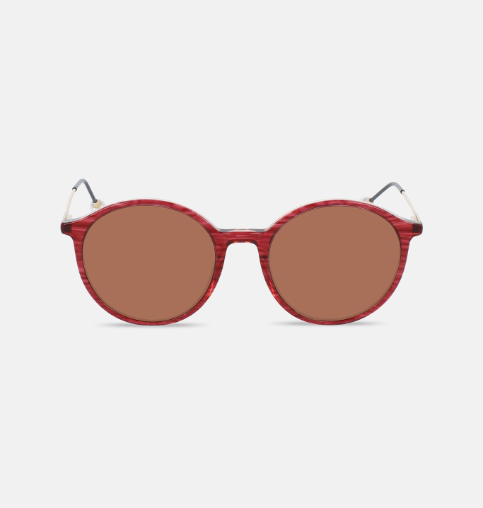 Lunettes de soleil Femme ROUGE Riga face