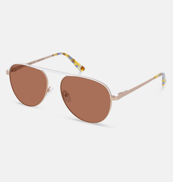 Lunettes de soleil Mixte BLANC New-York coté