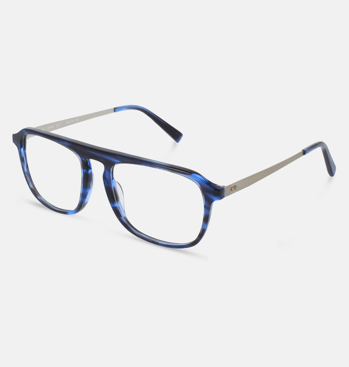 Lunettes de vue Homme BLEU Glasgow coté
