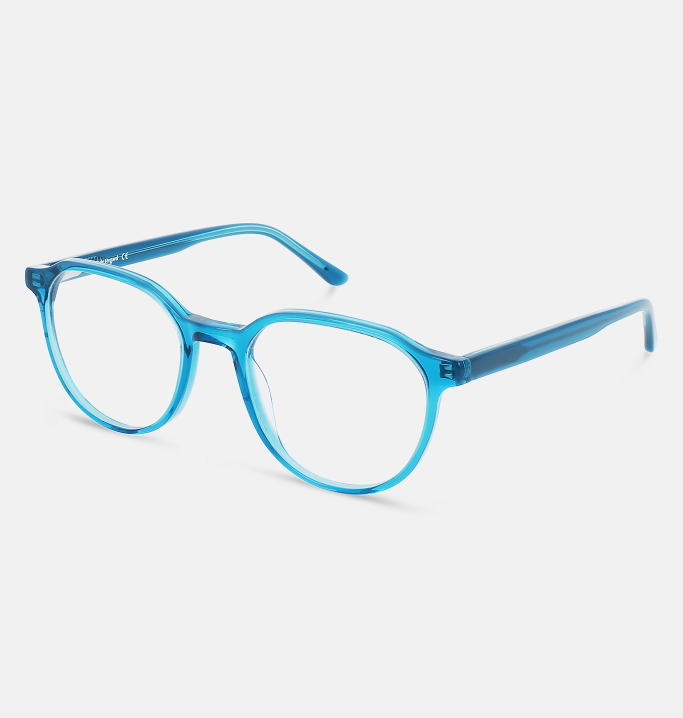 Lunettes de vue Mixte BLEU Lagos coté