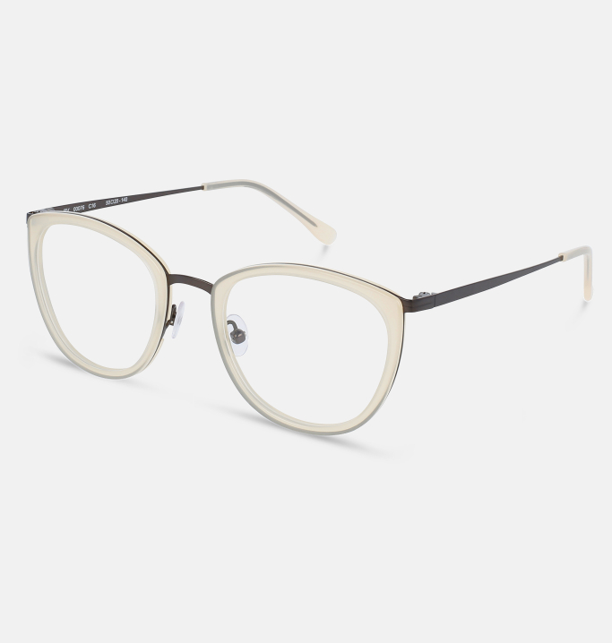 Lunettes de vue Femme BLANC Damas coté