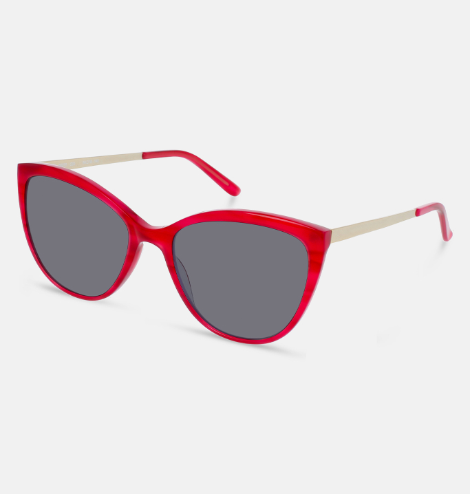 Lunettes de soleil FemmeROUGE Bombay face coté