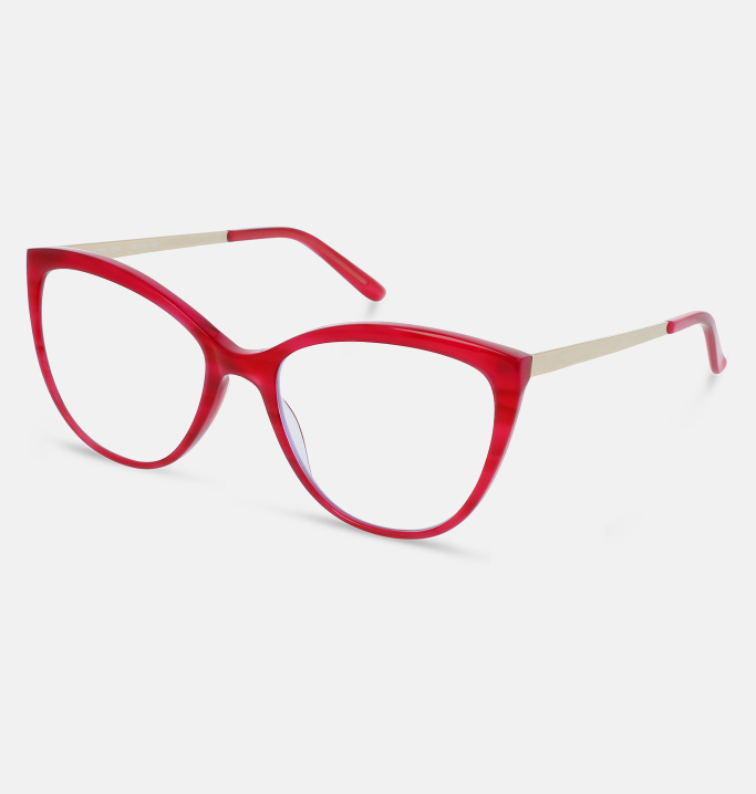 Lunettes de vue Femme ROUGE Bombay coté