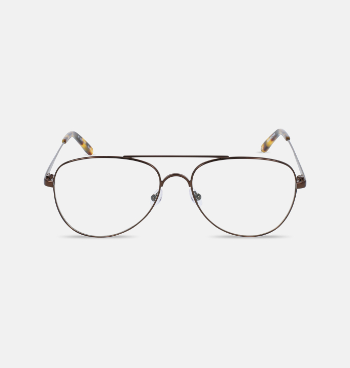 Lunettes de vue Homme BRUN Dallas face