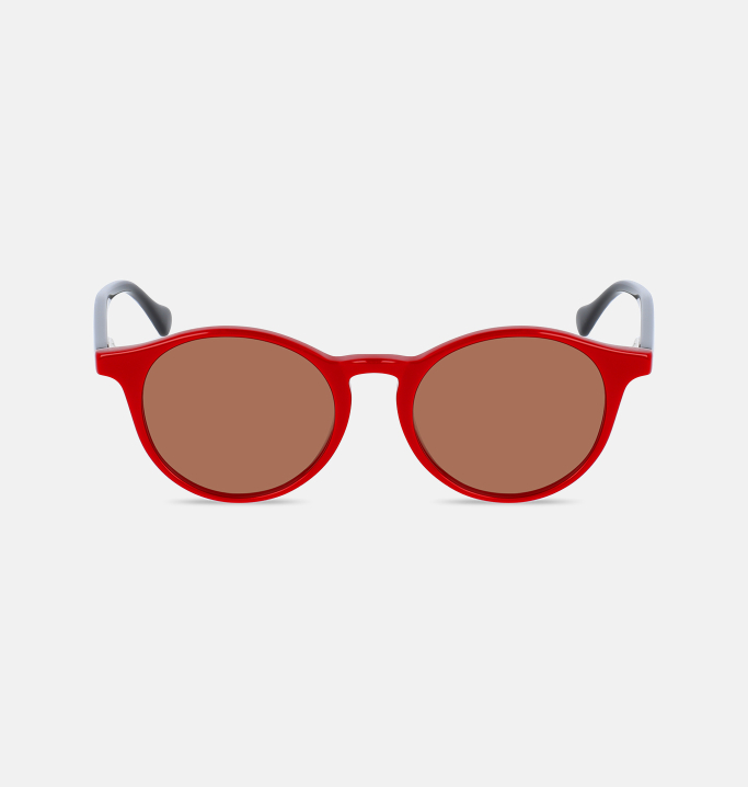 Lunettes de soleil Enfant Rouge Caracas face