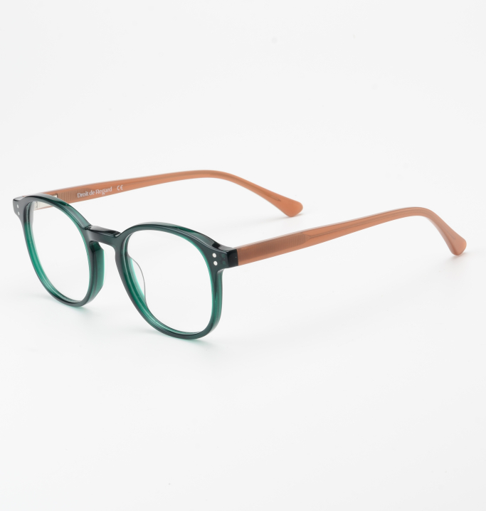 lunettes_vue Mixte VERT Macassar coté