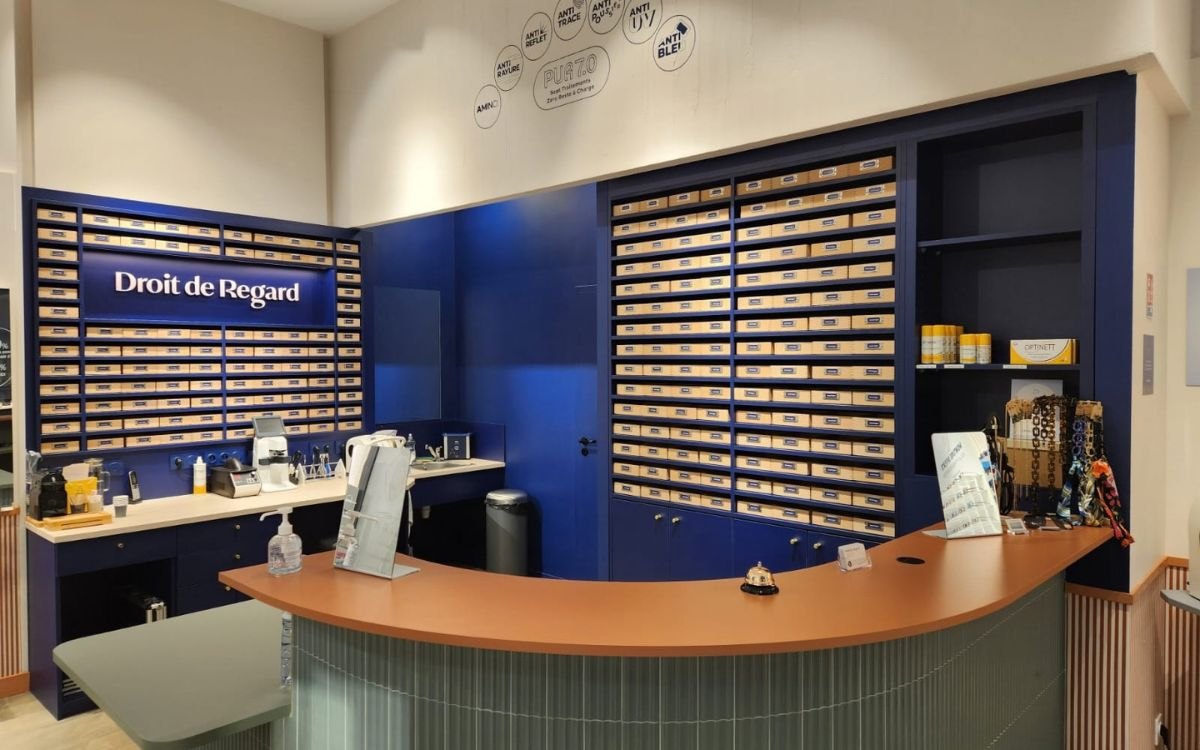 Comptoir d'accueil et atelier, boutique Droit de Regard à Marseille