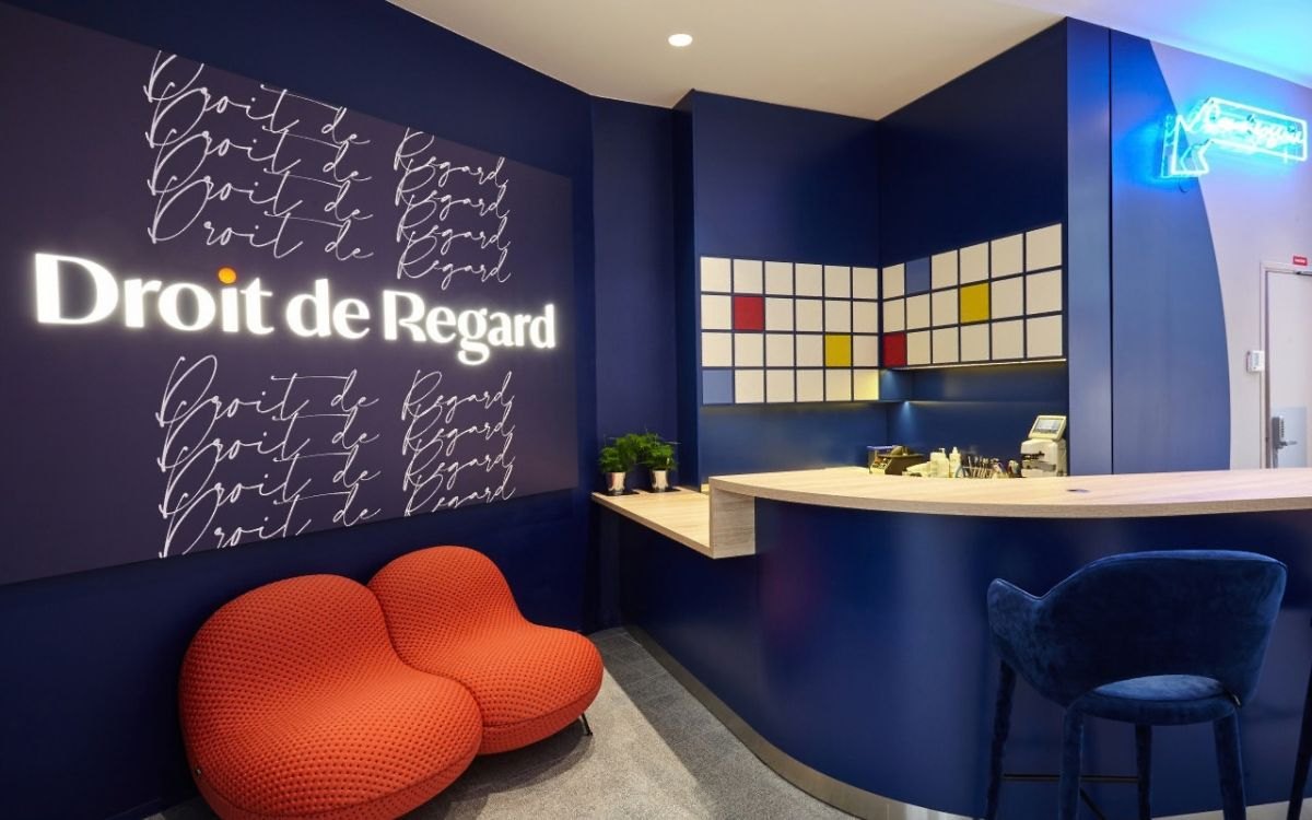 Espace d'accueil, boutique Droit de Regard à Paris 9e