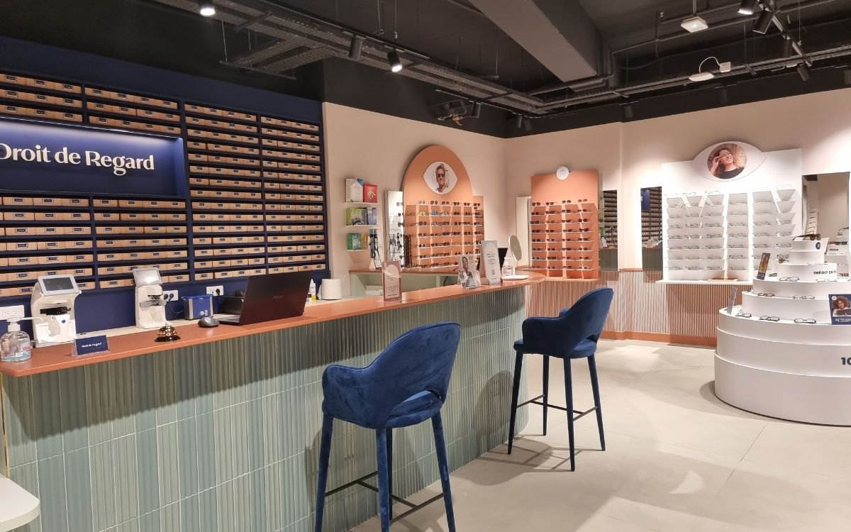 Comptoir d'accueil et atelier, boutique Droit de Regard au Havre